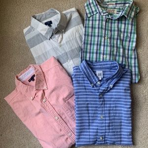 Lot of men’s short sleeve button up shirts